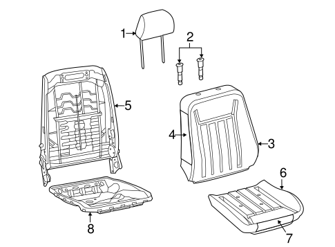 300 FRONT SEAT COMPONENTS 4
