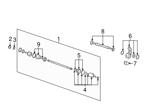 Santa Fe DRIVE AXLES