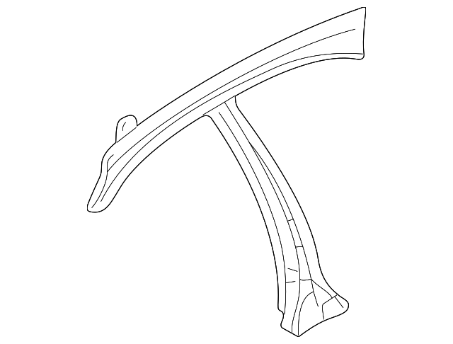 71401-25200 Деталь CENTER PILLAR, LEFT