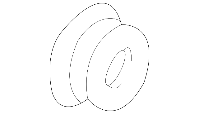 3544855 BUCKLE END CAP, RIGHT