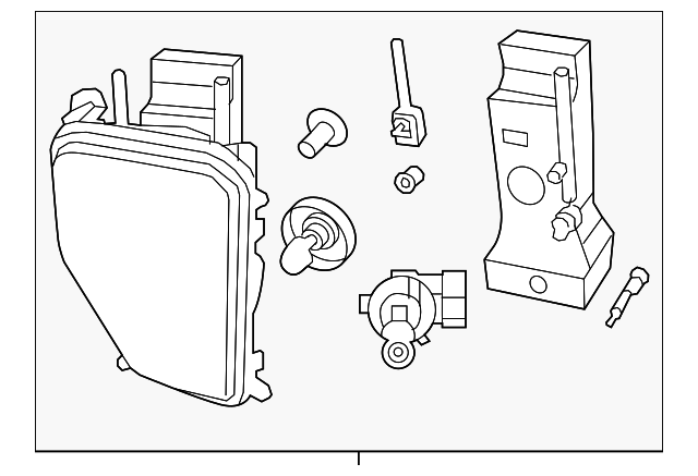 68079711AA Деталь HEADLAMP ASSY, LEFT
