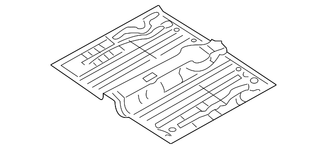 65111-1G300 Деталь FRONT FLOOR PAN