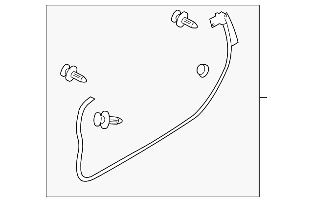 SU003-05804 Деталь LOWER W'STRIP, LEFT