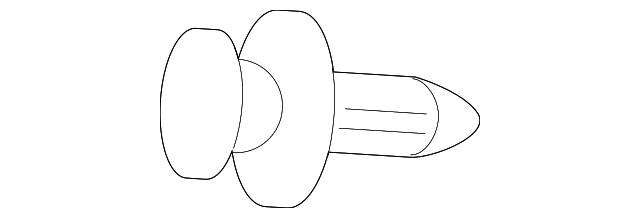 SU003-04051 Деталь LOWER W'STRIP RETAINER CLIP, LEFT