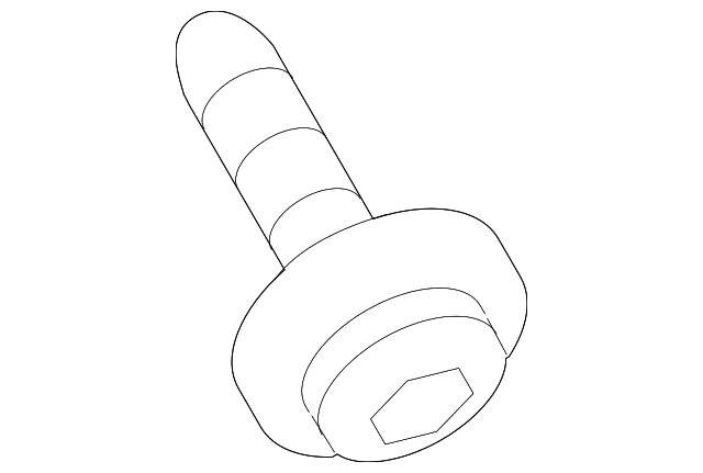 SU003-02920 Деталь RETAINER SCREW, RIGHT