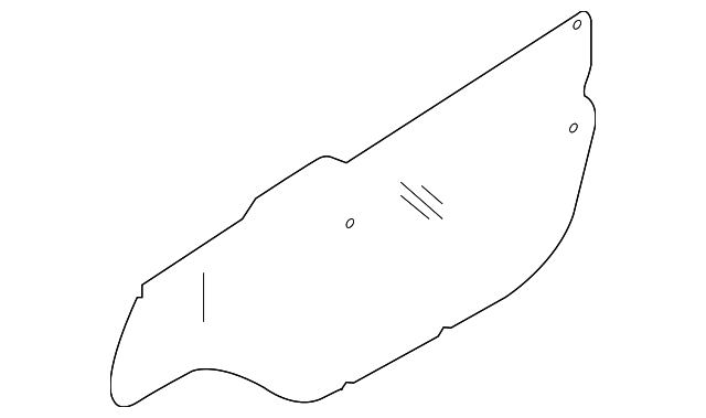 SU003-01612 Деталь WATER SHIELD, RIGHT