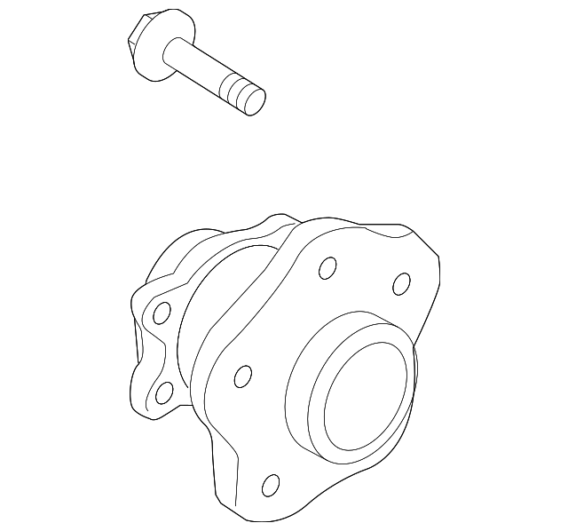 43202-JG200 Деталь HUB ASSY, LEFT