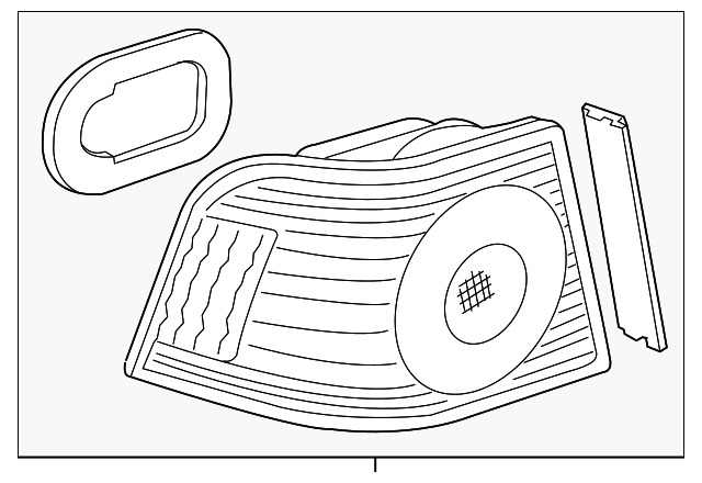 3D0-945-096-E Деталь TAIL LAMP ASSY, RIGHT