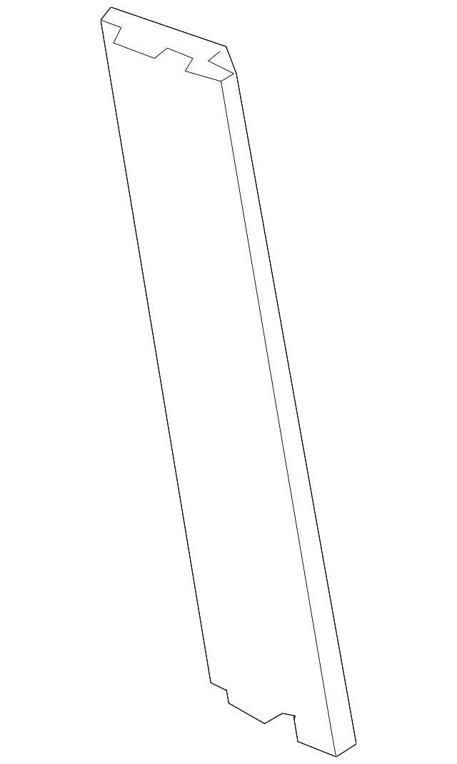 3D0-945-191-A Деталь TRIM, LEFT