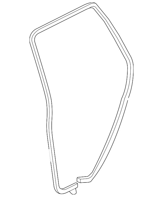 55399018AB Деталь SURROUND W'STRIP, RIGHT