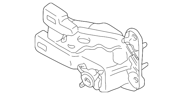 GD7A-51-0BXA Деталь MOUNT BRACKET, LEFT