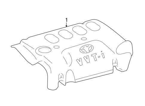 Yaris ENGINE APPEARANCE COVER