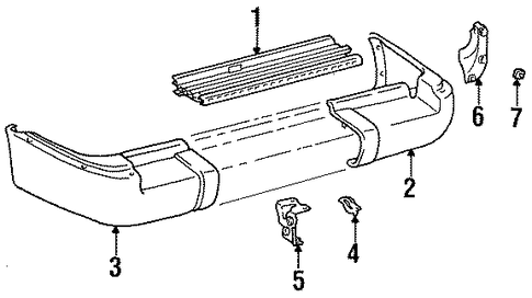 Land Cruiser BUMPER & COMPONENTS - REAR