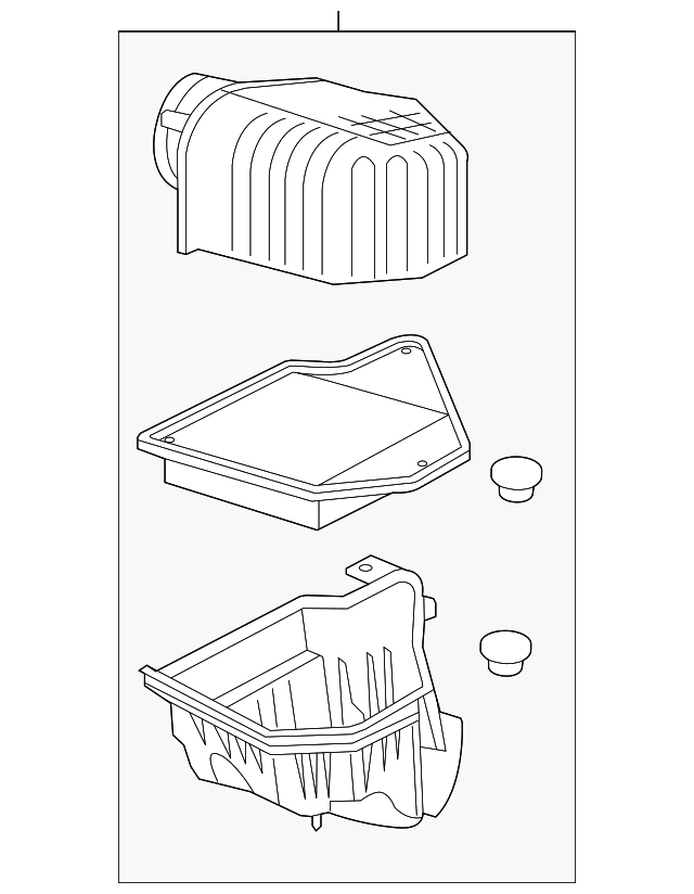 7B0-129-607-A Деталь AIR CLEANER ASSY