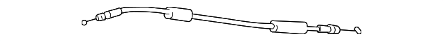 69770-0E020 Деталь LOCK CABLE, LEFT