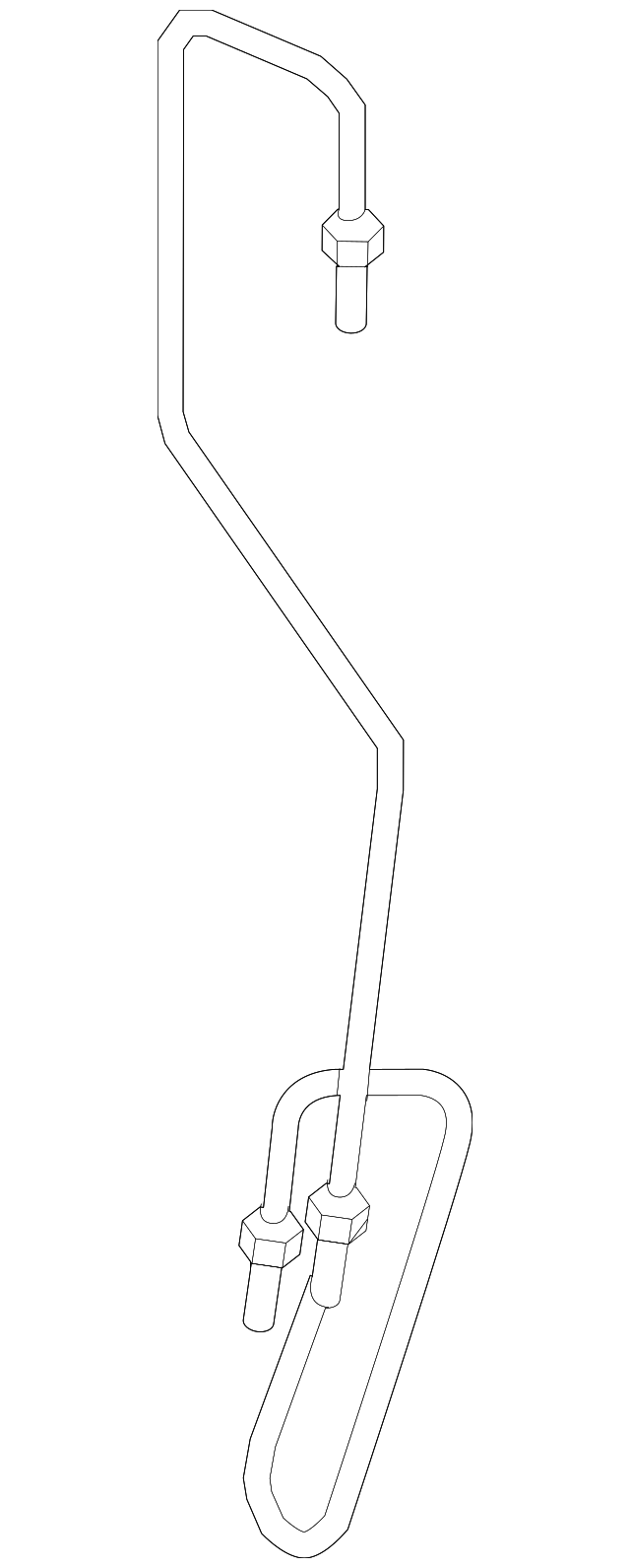 7T4Z-2264-A Деталь BRAKE TUBE