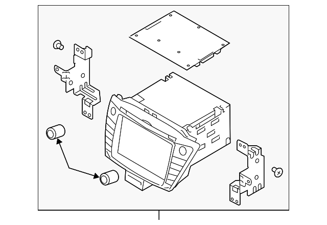 96170-2S900-TAN Деталь RADIO