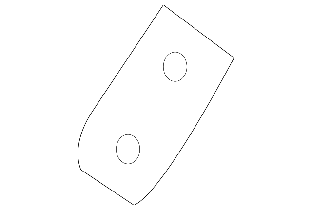 68014165AA Деталь WINDSHIELD PILLAR TRIM BRACKET, LEFT