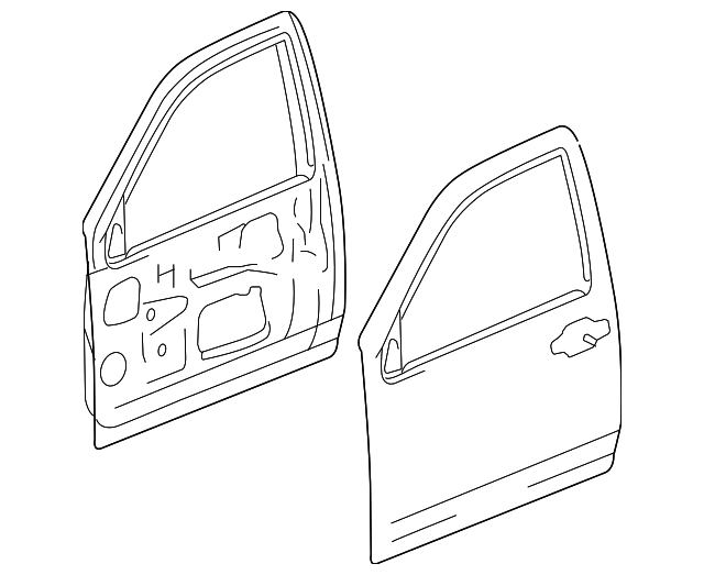 89025478 Деталь DOOR SHELL, RIGHT