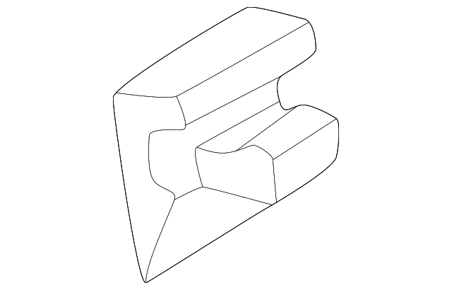 T001-50-516 Деталь DRIP MOLDING CLIP, LEFT