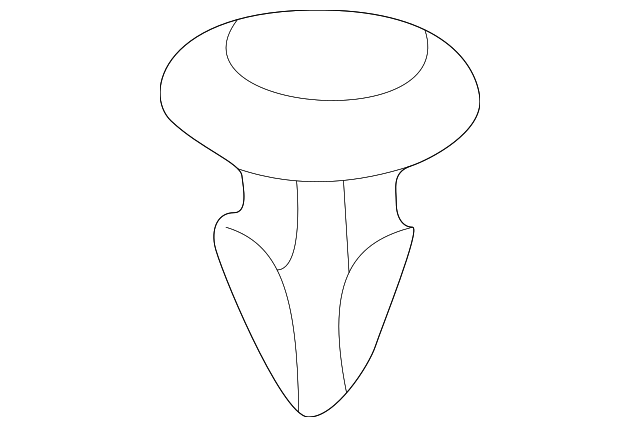 T001-50-5A8 Деталь DRIP MOLDING RIVET, RIGHT