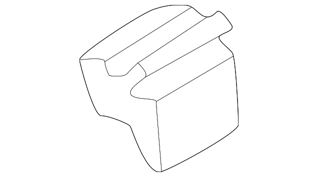 T00150536 Деталь DRIP MOLDING SPACER, RIGHT