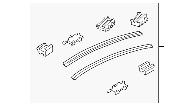 TA01-50-9H0F-00 Деталь ROOF MOLDING, RIGHT