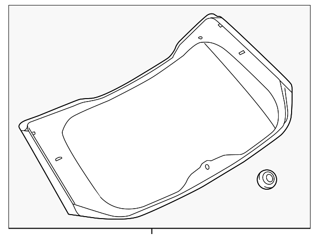 FT4Z-5842006-B Деталь LIFT GATE GLASS