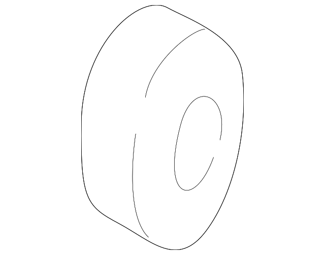 91176921 Деталь MUFFLER & PIPE RUBBER MOUNT, RIGHT