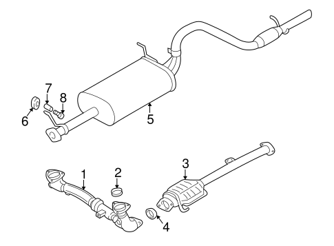 Tracker EXHAUST COMPONENTS