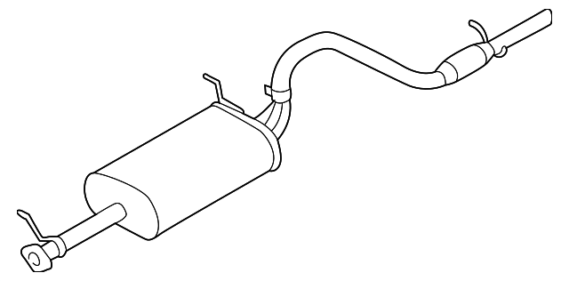 91176510 Деталь MUFFLER & PIPE