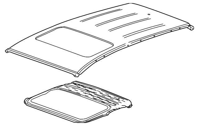 95384041 Деталь ROOF PANEL