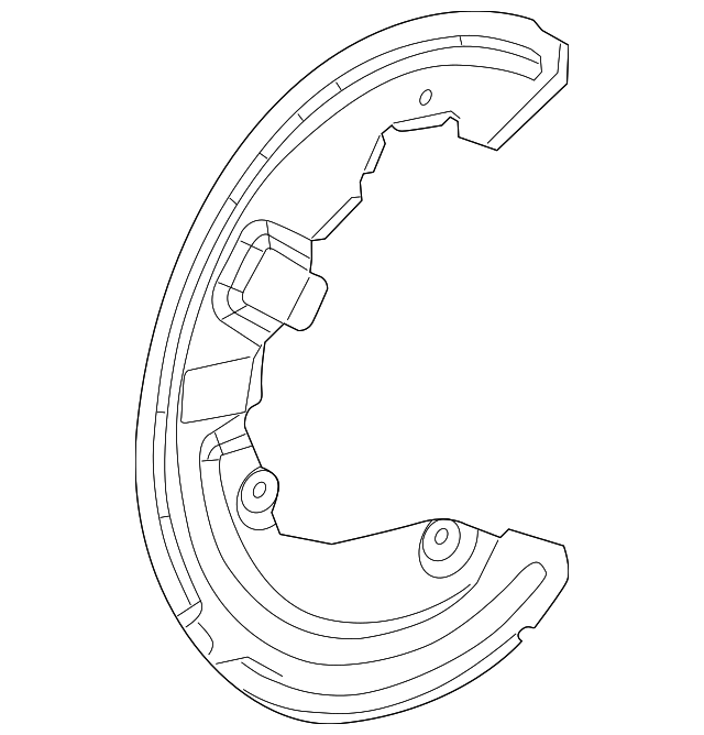 22740598 Деталь BACKING PLATE, RIGHT