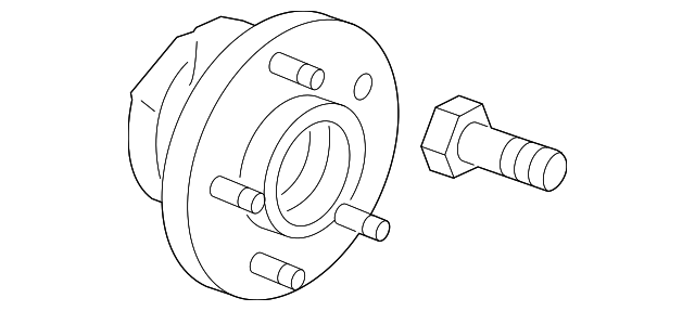 13589150 HUB & BEARING, LEFT