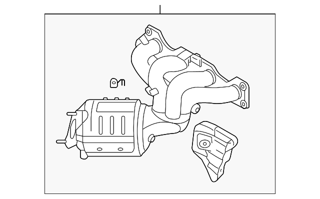 28500-25450 Деталь EXHAUST MANIFOLD