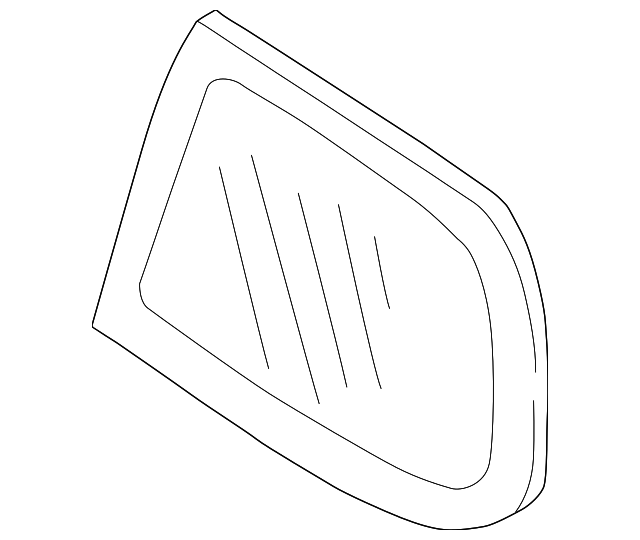 83355-7B015 Деталь GLASS, LEFT