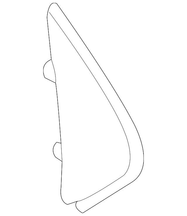 ZZCA-50-M30 Деталь CORNER TRIM, RIGHT