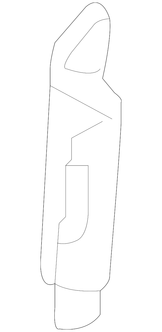 15054172 Деталь COWL SIDE PANEL REINFORCEMENT, RIGHT