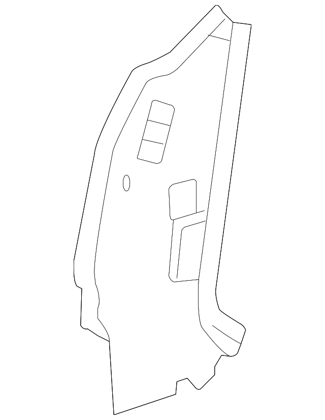 15280946 Деталь COWL SIDE PANEL, RIGHT