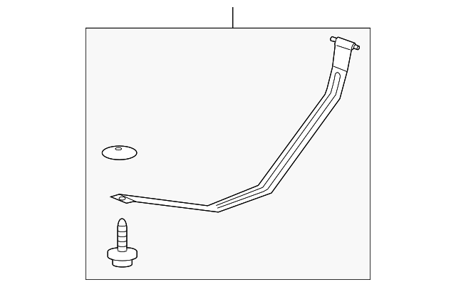 13329335 Деталь TANK STRAP, RIGHT
