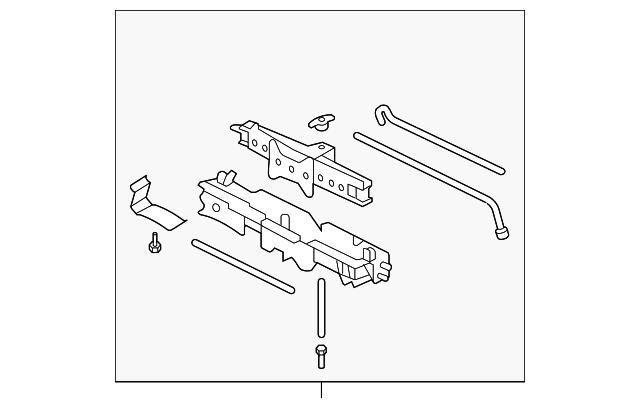52L1Z17080B Деталь JACK ASSY
