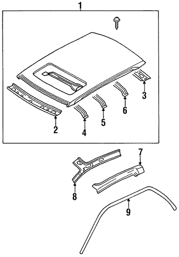 200SX ROOF & COMPONENTS