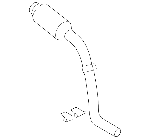4581702AJ Деталь CONVERTER & PIPE, RIGHT