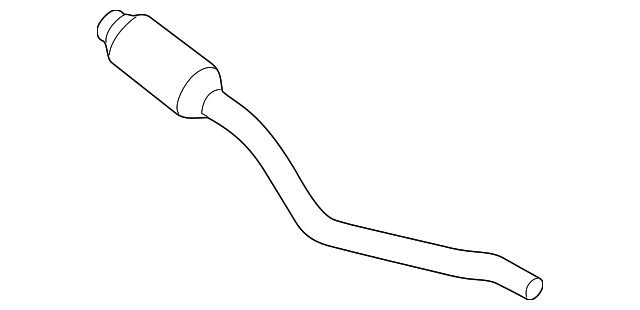 4581703AJ Деталь CONVERTER & PIPE, LEFT