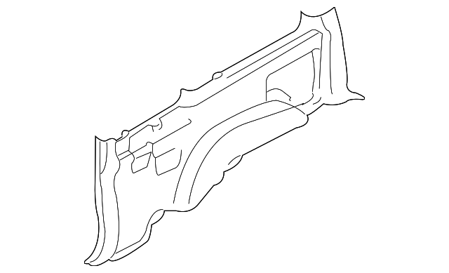 3L2Z9831013AAB Деталь QTR TRIM PANEL, LEFT