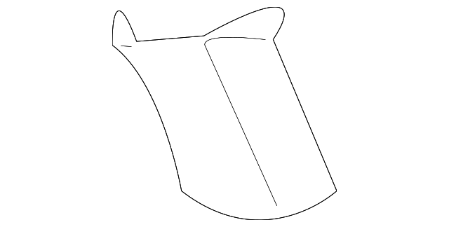 3L2Z98240455AAB Деталь CORNER TRIM, LEFT