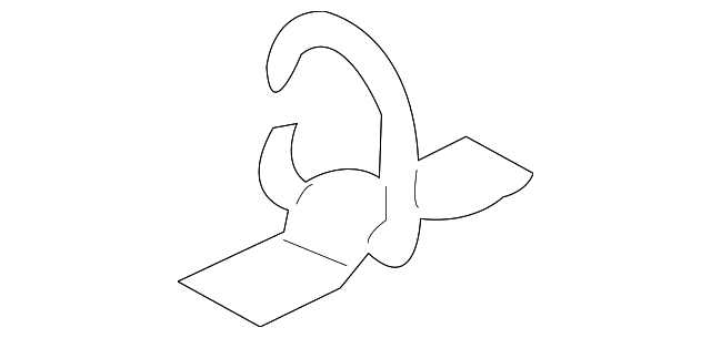 1L2Z7848002BA Деталь RETAINER PLATE, RIGHT