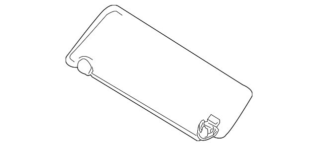 8480182Z00 Деталь SUNVISOR, RIGHT
