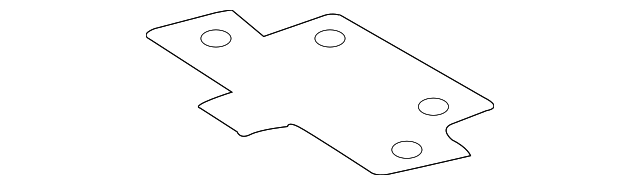5134012AA Деталь SUNROOF GLASS LOWER PLATE