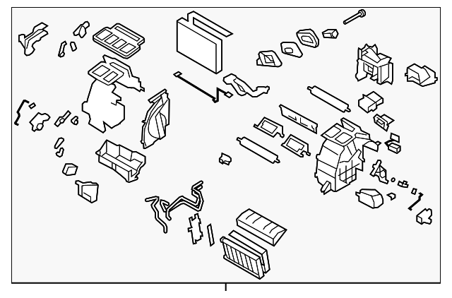 72110SC110 Деталь AC & HEATER ASSY